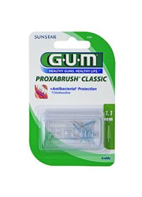 GUM PROXABRUSH CLASSIC 414 SCOVOLINO INTERDENTALE 8 PEZZI