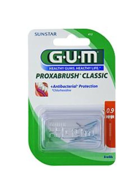 GUM PROXABRUSH CLASSIC 412 SCOVOLINO INTERDENTALE 8 PEZZI