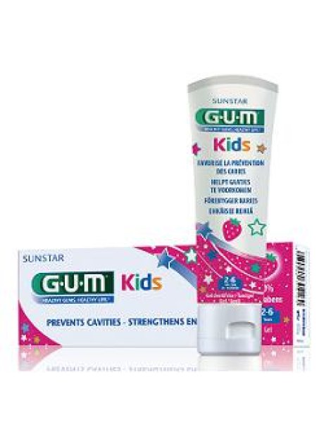 GUM KIDS DENTIFRICIO 2/6 FLUORO 500 PPM