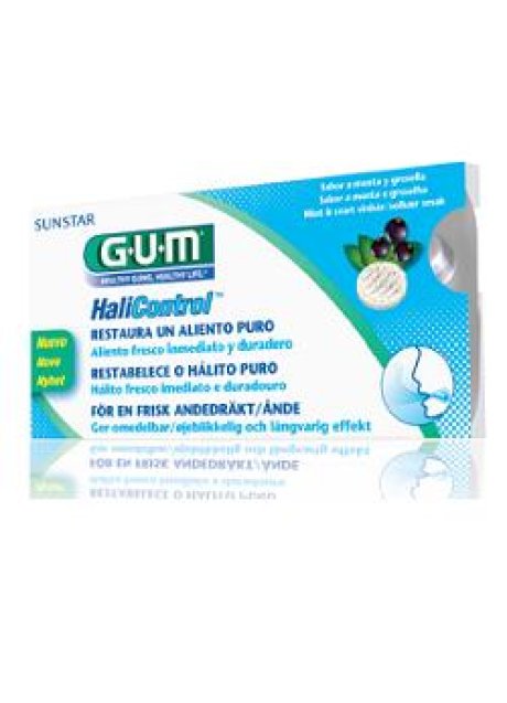 GUM HALICONTROL COMPRESSE 10PZ