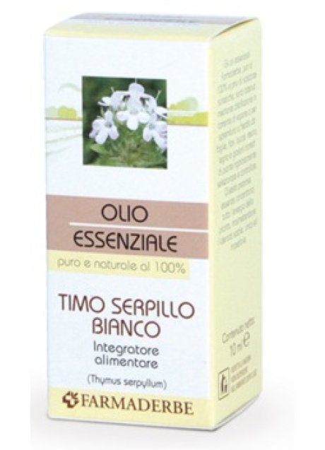 FARMADERBE OLIO ESSENZIALE TIMO SERPILLO BIANCO 10 ML