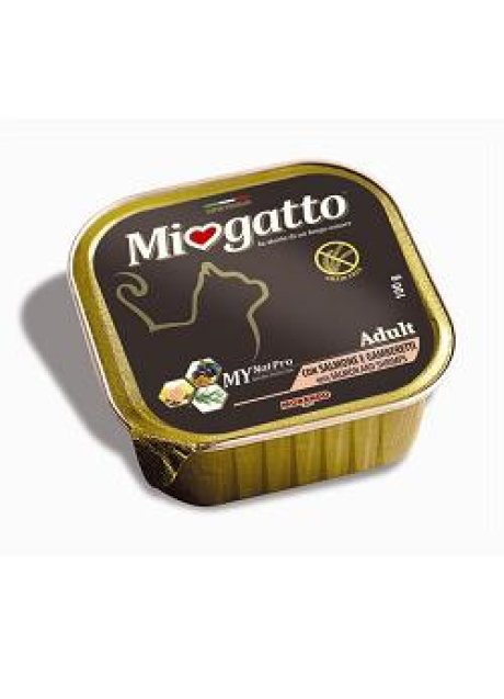 MIOGATTO ADULT SALM/GAMB 100G