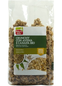 CRUNCHY AVENA CANAPA 375G BIO