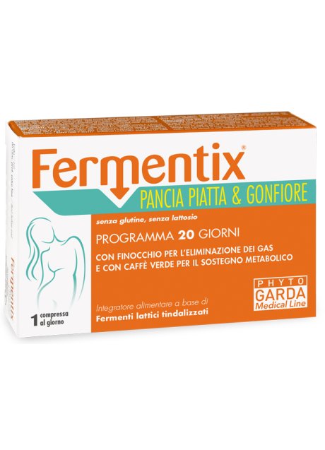 FERMENTIX PANCIA PIATTA E GONFIORE 20 COMPRESSE