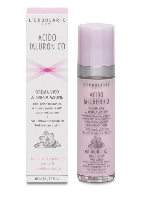 CREMA VISO ACIDO IALURONICO PELLI NORMALI SECCHE 50 ML