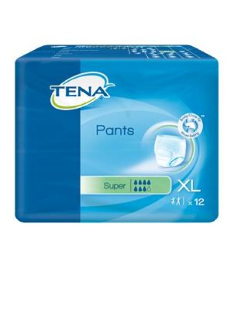 PANNOLONE PULL-UP TENA PANTS SUPER TAGLIA EXTRA LARGE 12 PEZZI