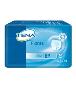 PANNOLONE A MUTANDINA TENA PANTS PLUS TAGLIA SMALL 14 PEZZI