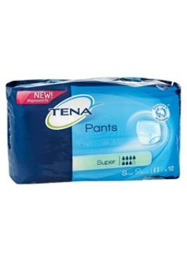 PANNOLONE A MUTANDINA TENA PANTS SUPER TAGLIA SMALL 12 PEZZI