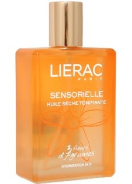 LIERAC SENSORIELLE HUILE SECHE TONIFIANTE 3 FLEURS D'AGRUMES100 ML