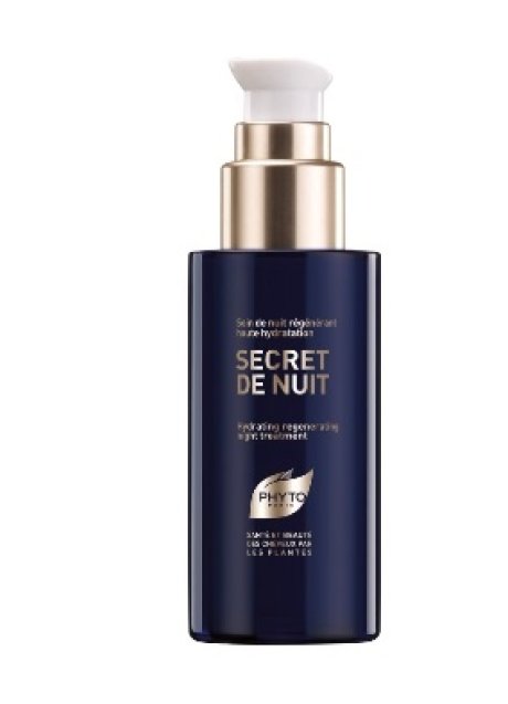 PHYTO SECRET DE NUIT TRATTAMENTO NOTTE RIGENERANTE ALTA IDRATAZIONE TUTTI I TIPI DI CAPELLI FLACONE DOSATORE IN VETRO 75ML