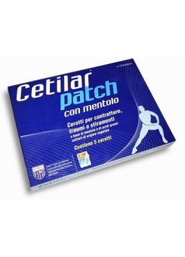 CEROTTO MONOUSO CETILAR PATCH CON MENTOLO 5 PEZZI