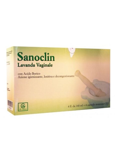 SANOCLIN LAVANDA VAGINALE 4 FLACONI 140 ML