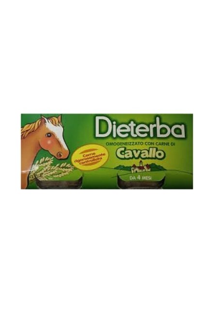 DIETERBA OMOGENEIZZATO CAVALLO 3 PEZZI 80 G