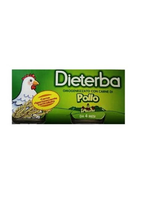 DIETERBA OMOGENEIZZATO POLLO 3 PEZZI 80 G