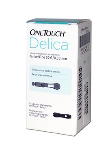 LANCETTE PUNGIDITO ONETOUCH DELICA 25 PEZZI