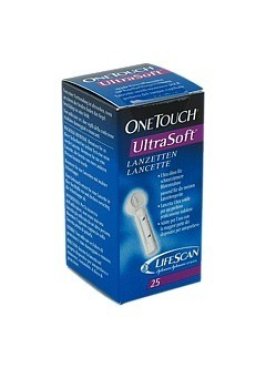 LANCETTE PUNGIDITO ONETOUCH ULTRASOFT 25 PEZZI