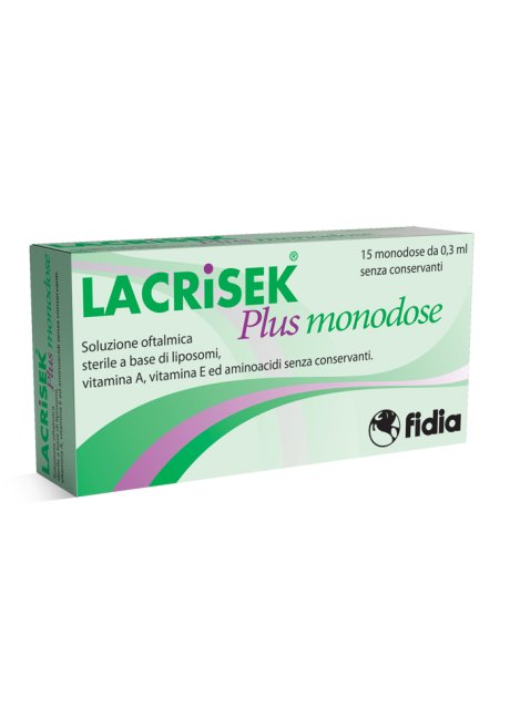 SOLUZIONE OFTALMICA LACRISEK PLUS 15 MONODOSE 0,3 ML