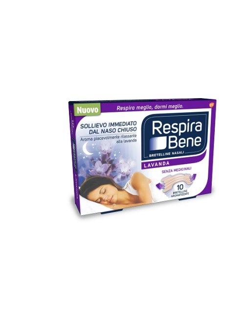 CEROTTO NASALE LAVANDA RESPIRA BENE 10 PEZZI