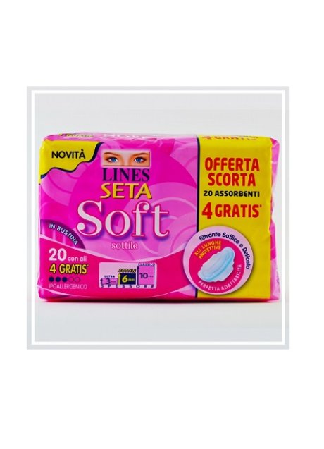 LINES SETA SOFT ALI 16+4 PEZZI