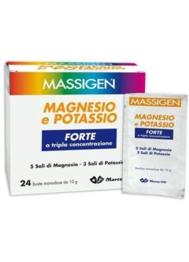 MASSIGEN MAGNESIO/POTASSIO FORTE 24 BUSTE 10 G