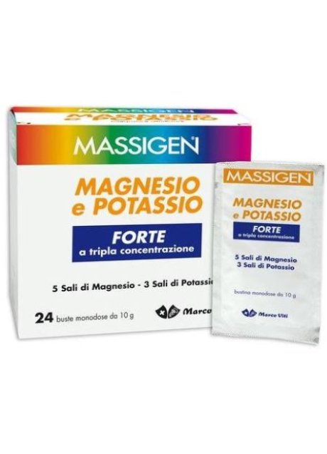 MASSIGEN MAGNESIO/POTASSIO FORTE 24 BUSTE 10 G