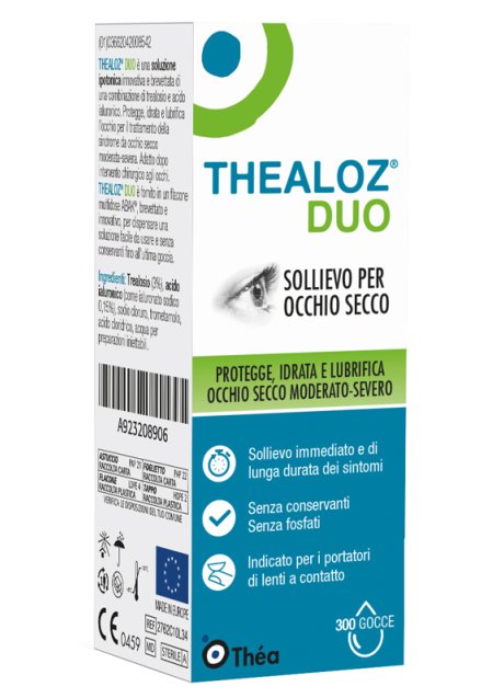 THEALOZ DUO SOLUZIONE OCULARE FLACONE 10 ML