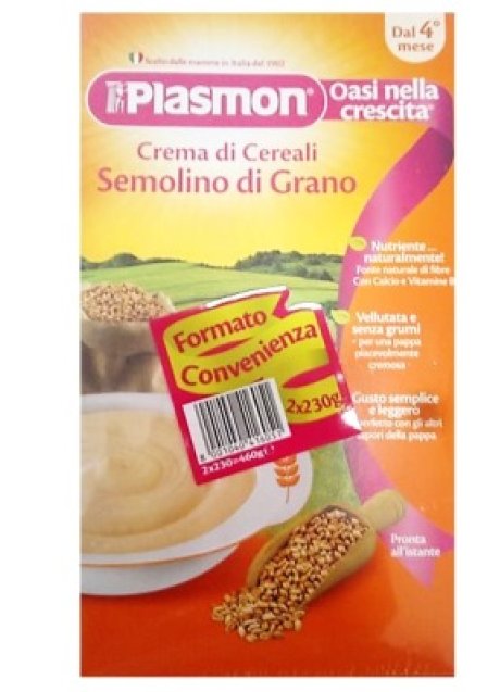 PLASMON CEREALI SEMOLINO2X230G