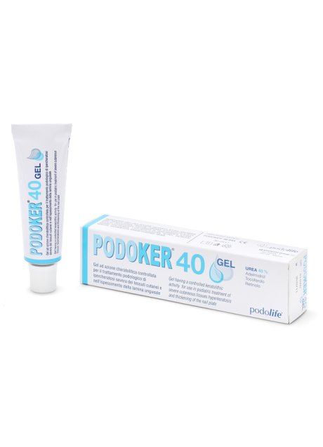 PODOKER 40 GEL AZIONE CHERATOLITICA TUBO DA 30 ML CON APPLICATORE