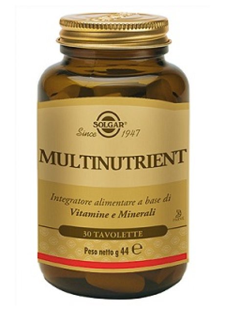 MULTINUTRIENT SOLGAR 30 TAVOLETTE