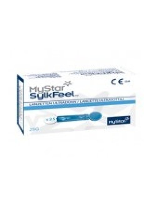 LANCETTE PUNGIDITO MYSTAR SYLKFEEL LANCETS GAUGE 28 25 PEZZI