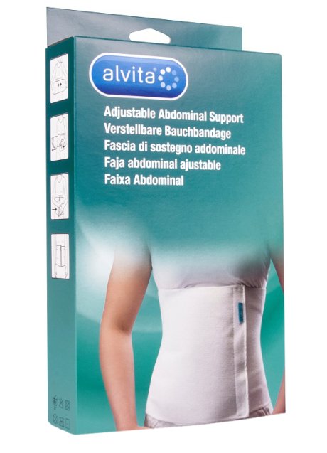 ALVITA FASCIA ADDOMINALE MISURA 2 CIRCONFERENZA 95-100 CM