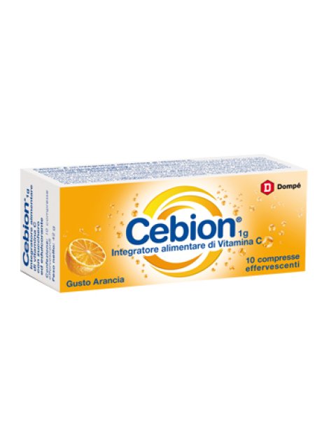 CEBION EFFERVESCENTI VITAMINA C ARANCIA 10 COMPRESSE