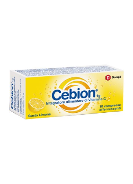 CEBION EFFERVESCENTE VITAMINA C LIMONE 10 COMPRESSE