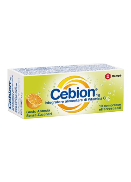 CEBION EFFERVESCENTE VIT C SENZA ZUCCHERO 10 COMPRESSE