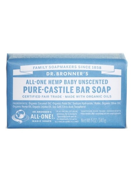 DR BRONNER'S UNSCENTED 140G