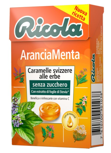 RICOLA ARANCIA MENTA S/ZUCC50G