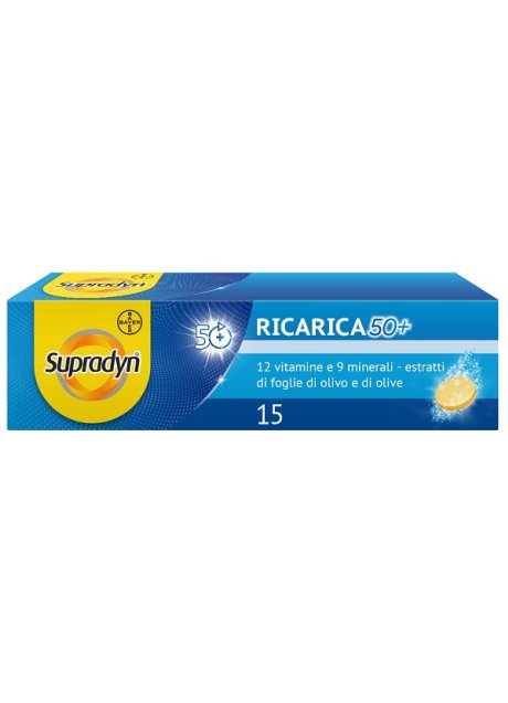 SUPRADYN RICARICA 50+ 15 COMPRESSE EFFERVESCENTI