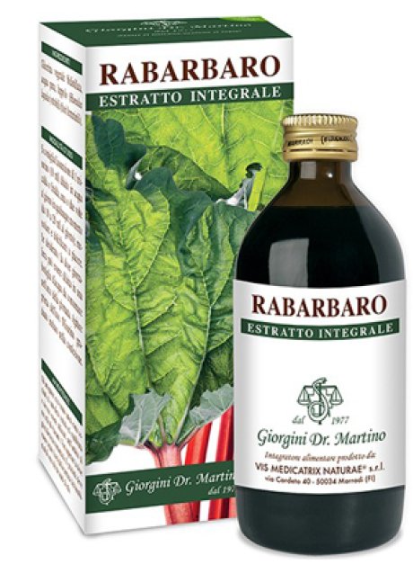 RABARBARO ESTRATTO INTEG 200ML