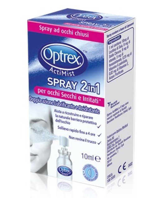 SPRAY OCULARE OPTREX ACTIMIST 2IN1 OCCHI SECCHI E IRRITATI 1PEZZO