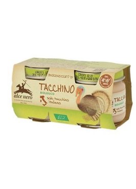 OMOGENEIZ TACCHINO BIO 2X80G ALC