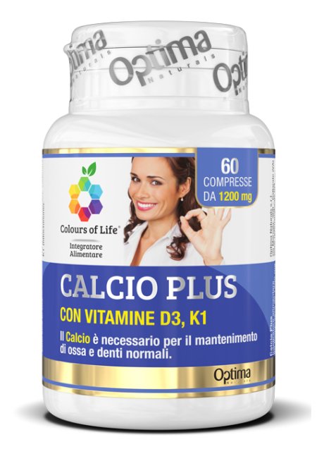 CALCIO PLUS VIT E/K 60CPR OPTIMA