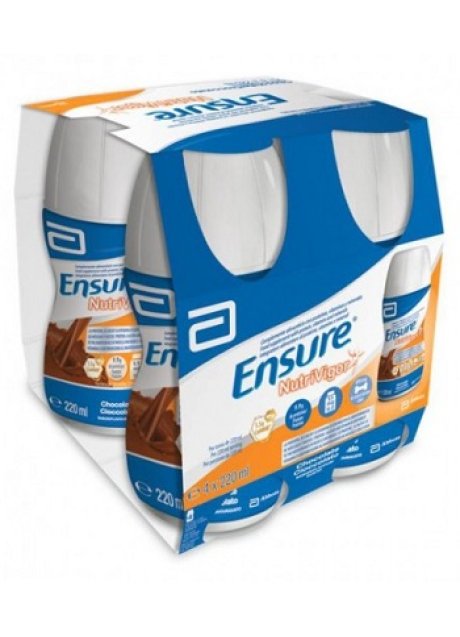 ENSURE NUTRIVIGOR CIOCCOLATO 4 BOTTIGLIE DA 220 ML