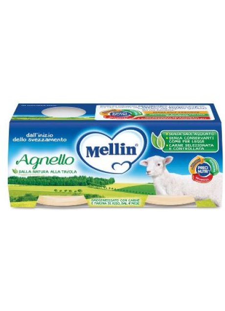 MELLIN OMOG AGNELLO 2X120G