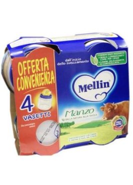 MELLIN-OMO.MANZO 4X80G