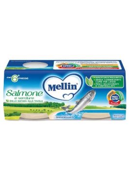 MELLIN-OMO.SALMONE 2X80G