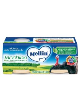 MELLIN OMOG TACCHINO 2X120G