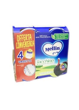 MELLIN-OMO.TACCHINO 4X80G