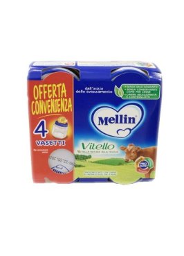 MELLIN-OMO.VITELLO 4X80G