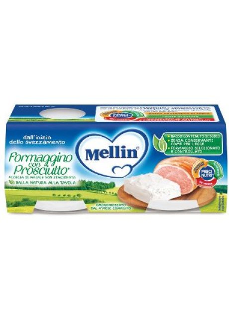 MELLIN-FORMAGGINO PROSCIUT 2X80G