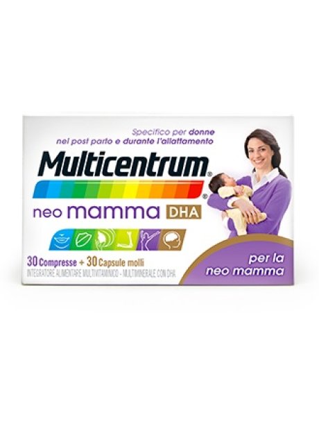 MULTICENTRUM NEO MAMMA DHA 30 COMPRESSE + 30 CAPSULE MOLLI